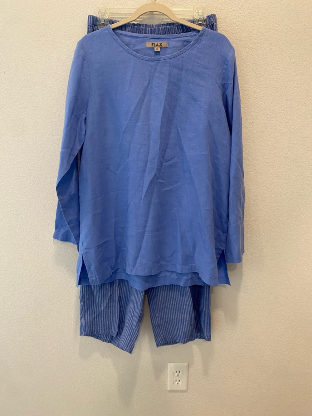 Flax | Blue linen set